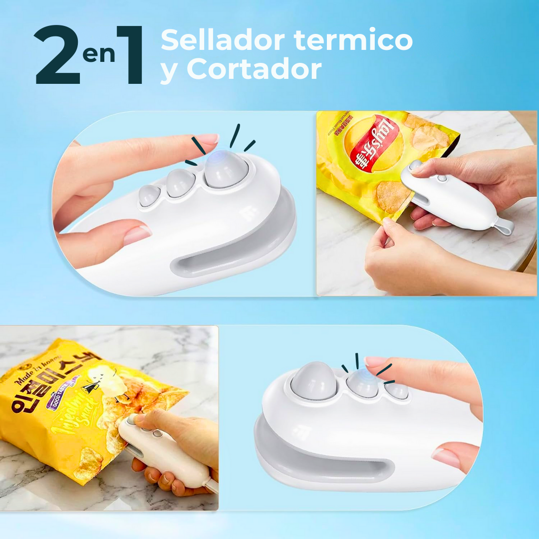 Sellador Térmico Portátil 2 en 1