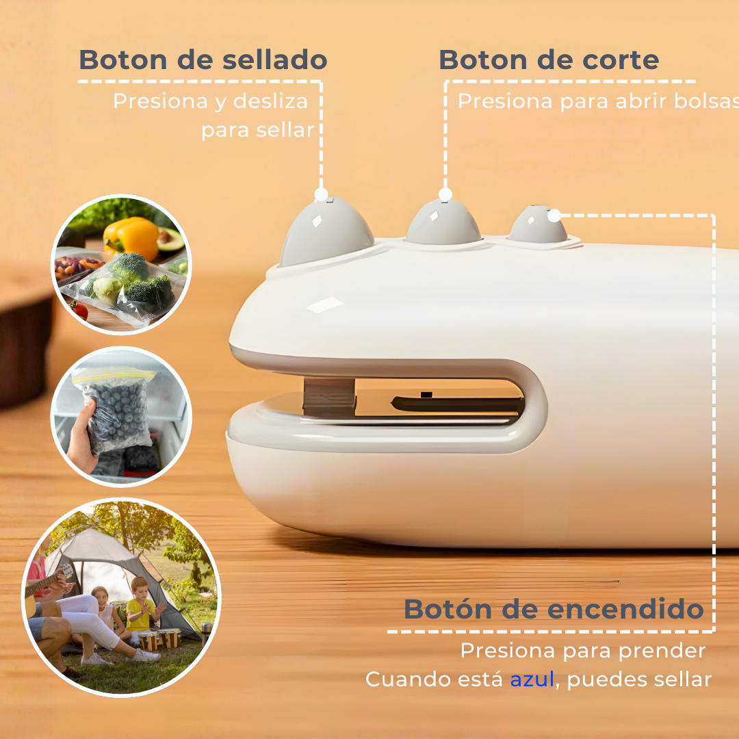 Sellador Térmico Portátil 2 en 1