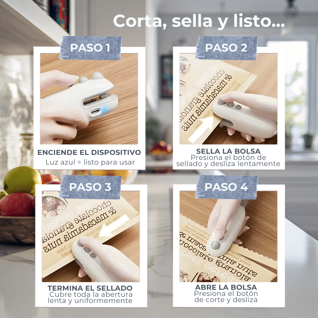 Sellador Térmico Portátil 2 en 1